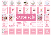 800 Pink Canva Social Media Template, a Social Media Template by Oh So Social Boutique (Thumbnail 6 of 8)
