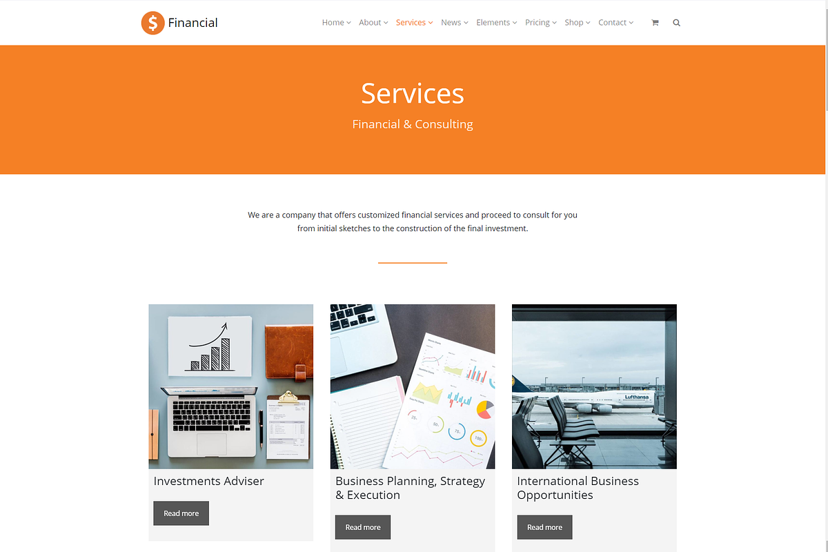 Financial Accounting WordPress Theme, a WordPress Template by Visualmodo (Photo 32 of 41)