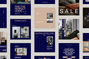 Real Estate Instagram Post for Canva, a Social Media Template by Prapti Design (Thumbnail 2 of 10)