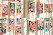 Wall gallery. — 19 Frame mockup, a Household Mockup by Trissa (Thumbnail 6 of 7)