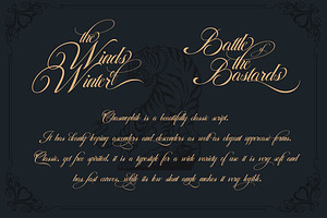 Chasmophile Decorative Script