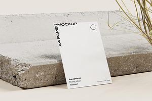 Minimal A4 Paper Mockups