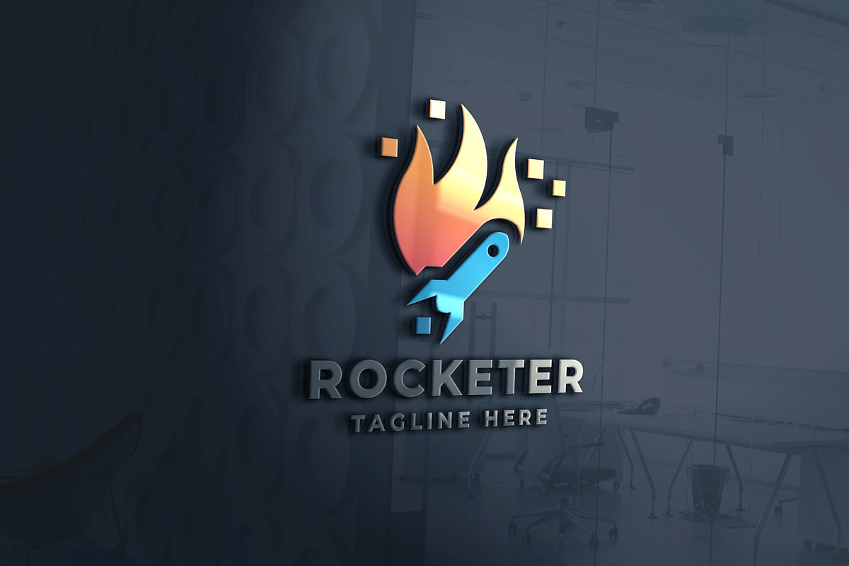 Rocketer Logo Pro Template, a Branding & Logo Template by Design_Planet
