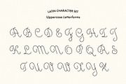 Midnight Diner Left-leaning Script, a Script Font by Leah Design (Thumbnail 10 of 20)