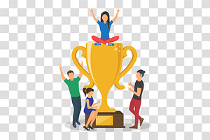Cup trophy,Golden bitcoins