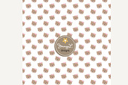 Pink Teddy Bear Digital Paper, a Pattern Graphic by JennyL Designs (Thumbnail 3 of 4)