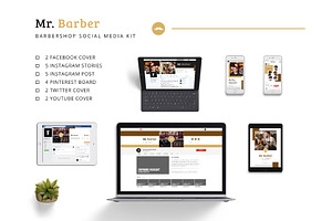 Mr Barber Barbershop Social Media