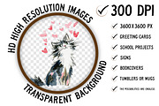 Valentine Kitten Cliparts Bundle, an Illustration by Craft Nest (Thumbnail 2 of 7)