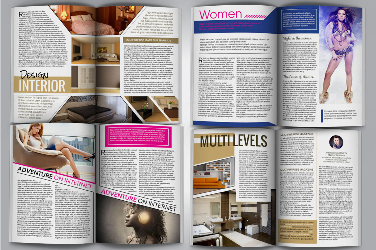 Multipurpose Magazine Template New, a Magazine Template by Orlin (Photo 3 of 5)