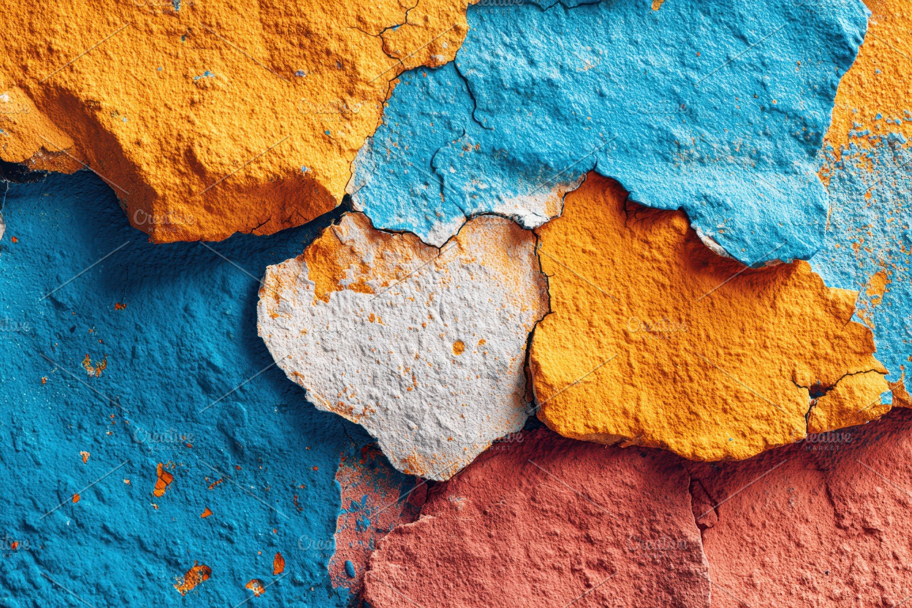 Peeling paint textured wall background, a Background Photo by AlyaAnd