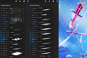 Gagatkas vol4 - 81 PROCREATE brushes, a Brush Add-On by gagatka (Thumbnail 4 of 7)