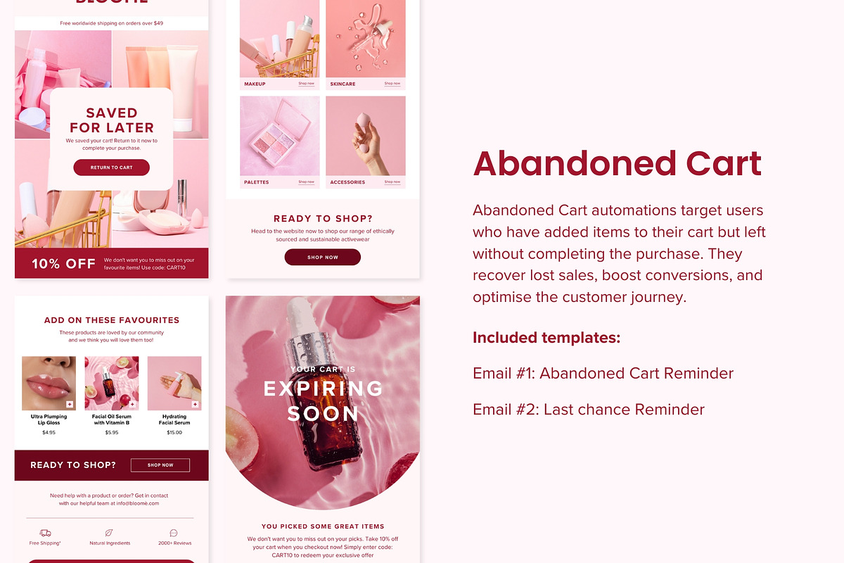 24 Canva Email Template Flow Designs, an Email Template by The Ecommerce Creative (Photo 4 of 12)