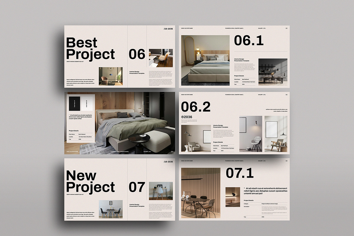 Interior Design Template | CANVA, a Presentation Template by TemplateFolio-Shop (Photo 10 of 17)
