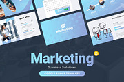 Marketing Business Google Slides, a Presentation Template by Presentation Templates (Thumbnail 1 of 5)
