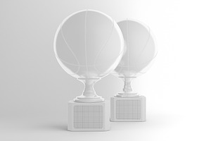 Basketball Trophy Mockup, a Merchandise Mockup by Qaleb Studio