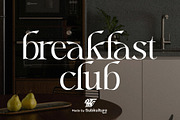 Breakfast Club - Duo Font, a Serif Font by subkulturetype (Thumbnail 1 of 12)