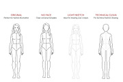 Preteen Fashion Croquis Bundle, a Person Illustration by Shorena Fashion Draws (Thumbnail 9 of 13)
