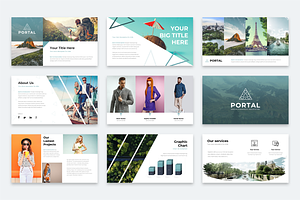 Portal Modern Powerpoint Template