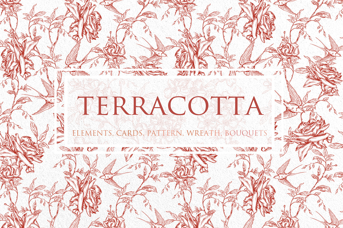Graphic TERRACOTA Wedding Collection, an Object Graphic by Knopazyzy (Photo 1 of 14)