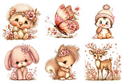 Cute Lavender Animals PNG Clipart, a Seasonal Illustration by Daily.Designs (Thumbnail 2 of 5)