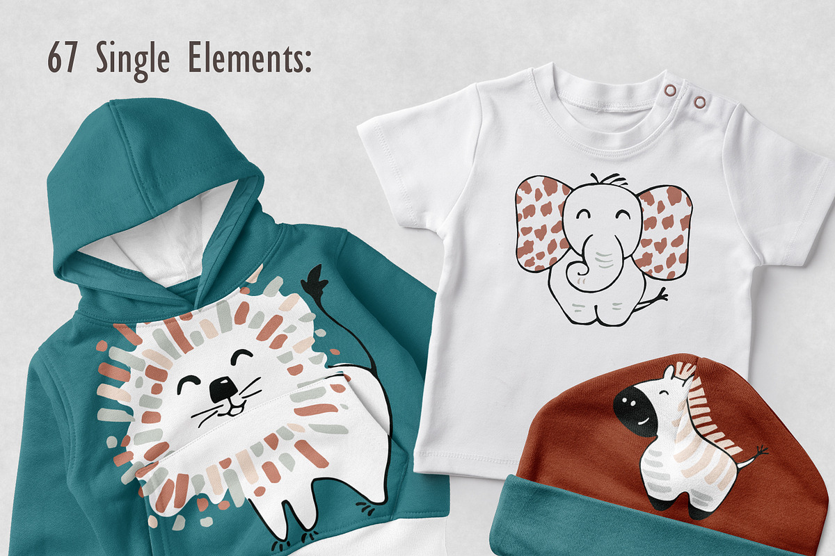 African Safari Animals and Patterns, an Animal Illustration by MeadowFox (Photo 4 of 5)