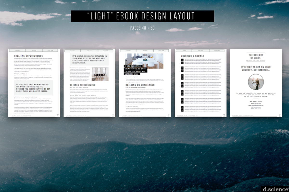 4X Ebook Bundle Templates  | 67% Off, a Magazine Template by Template Monkey @dscience (Photo 18 of 43)