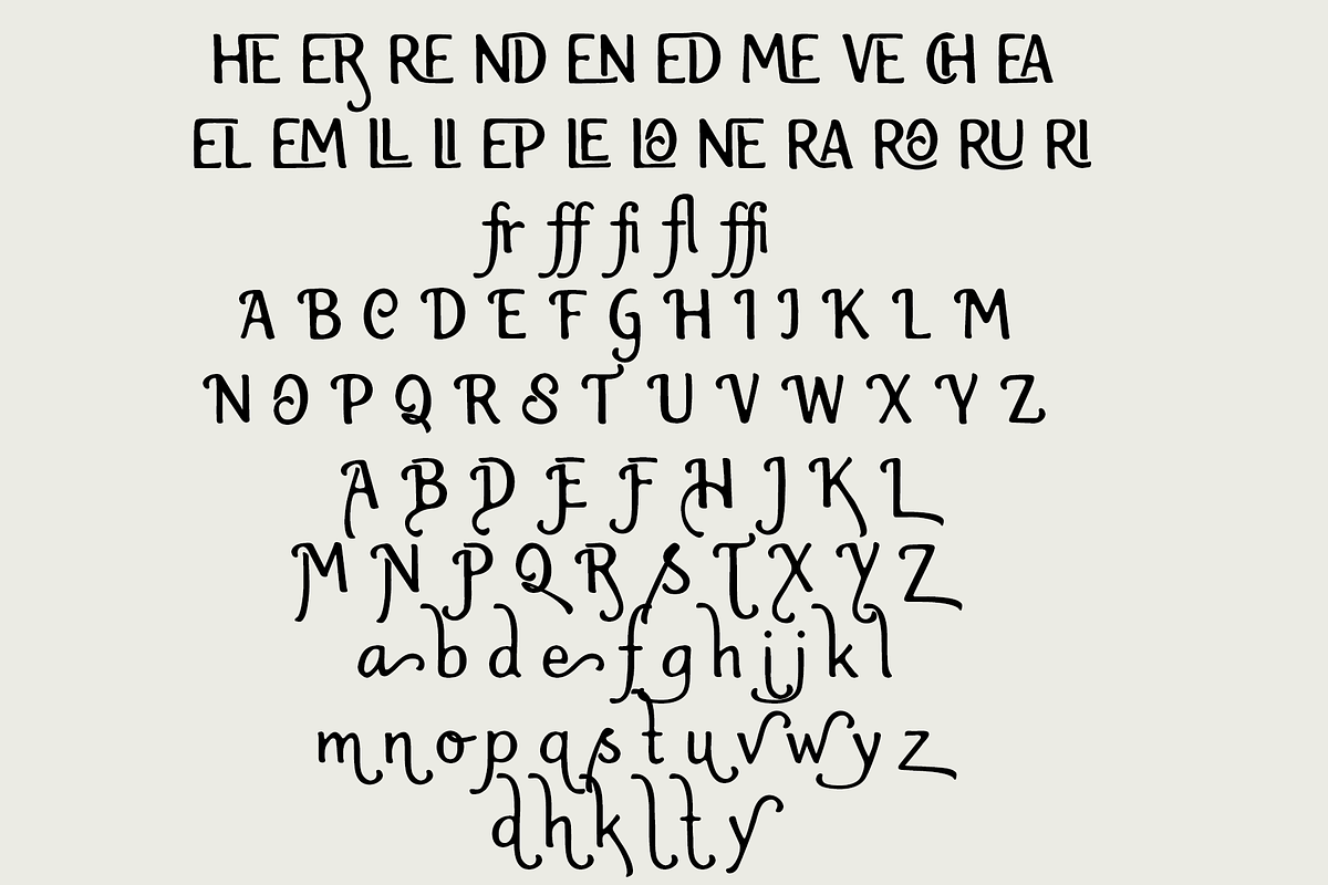 Amretiqua - Handwritten Font, a Sans Serif Font by NDNL Studio (Photo 14 of 14)