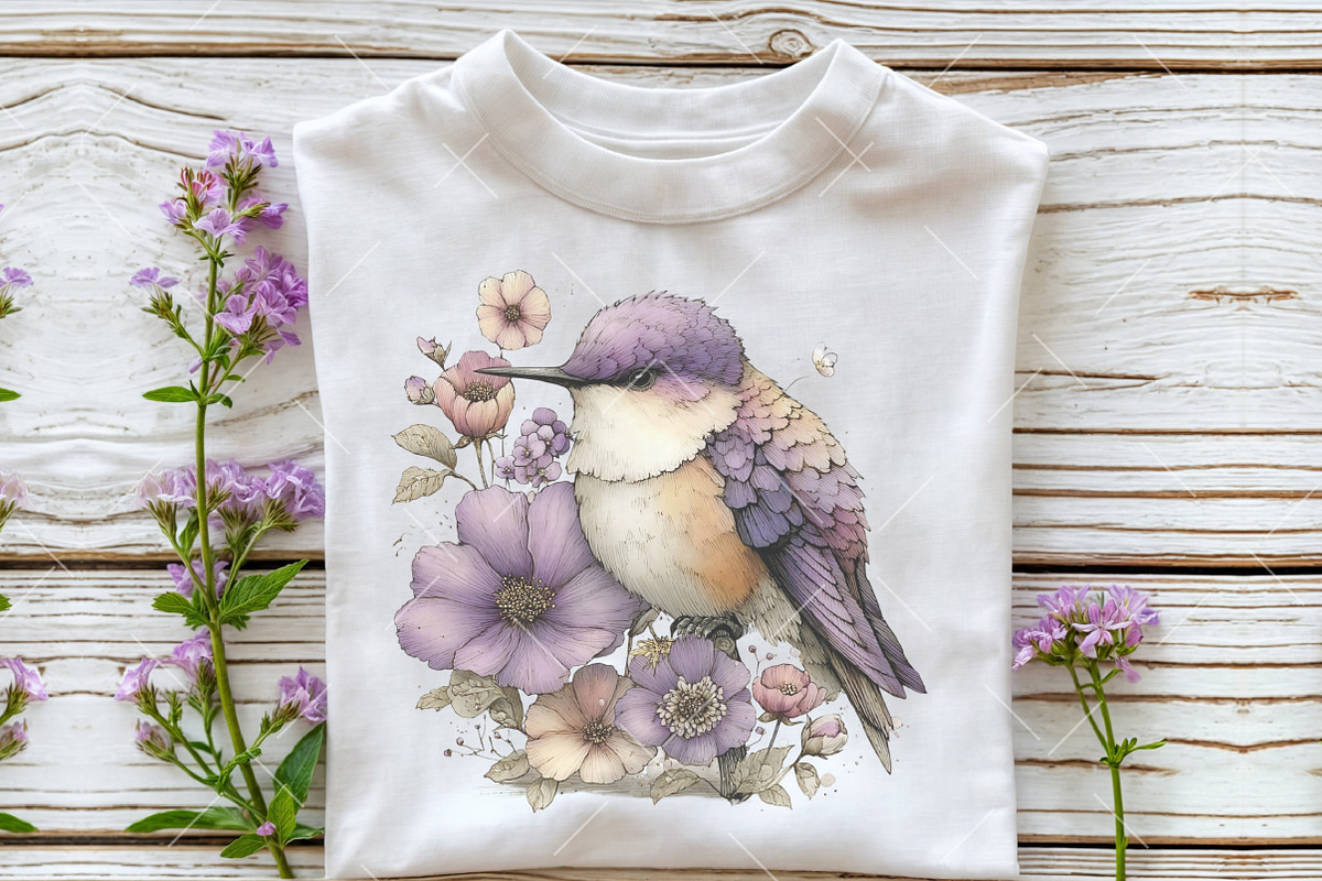 Whimsical Spring Bird Clipart, an Illustration by OK Design (Photo 5 of 6)