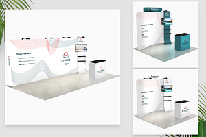 Trade Show Booth Mockup Template