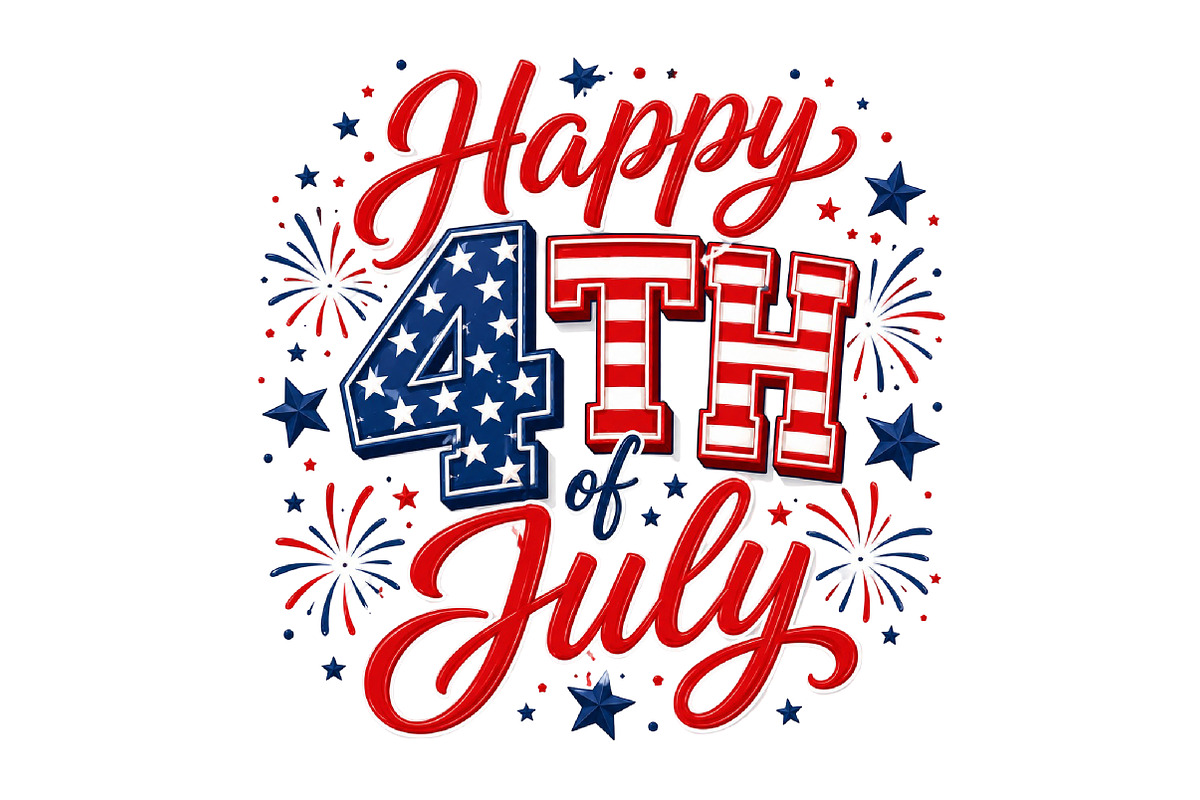 Happy 4th Of July PNG Design, a Seasonal Illustration by DreamArtGraphic (Photo 1 of 5)
