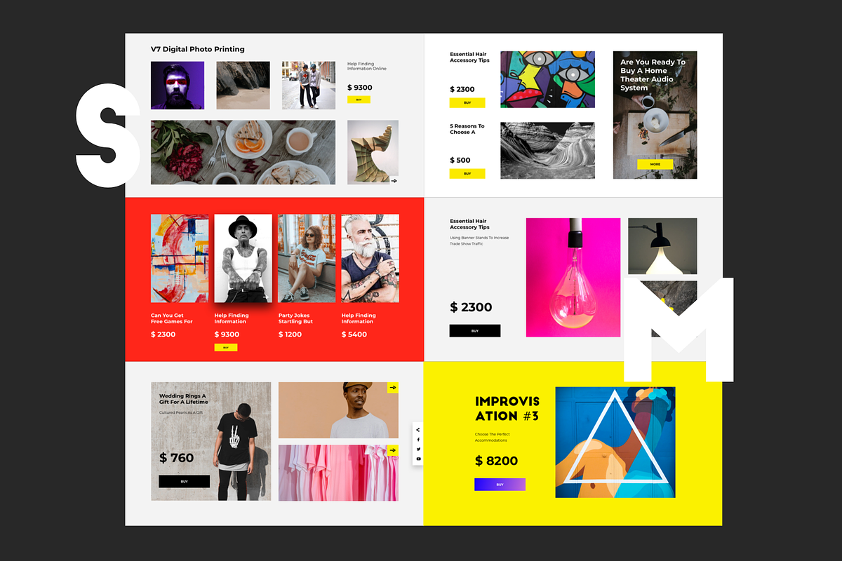 SUPREMATISMUS, an UI Kit Template by kohalov (Photo 6 of 6)