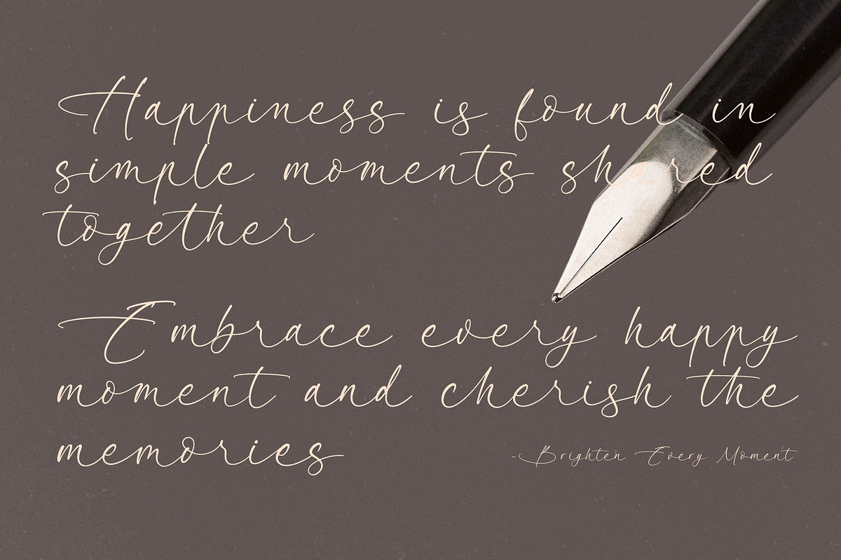 Garden Silent Elegant Script Font, a Script Font by stylishtype.co (Photo 4 of 20)