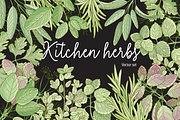Kitchen herbs set, a Food Illustration by zmeizza (Thumbnail 1 of 7)