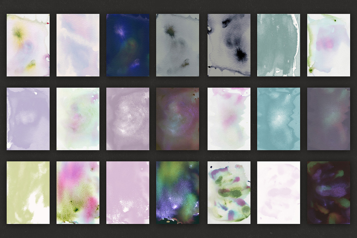 Ethereal Washes - Ink Paper Textures, a Texture Graphic by lerinartstudio (Photo 10 of 11)