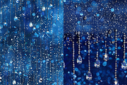 Blue Dripping Glitter Patterns, a Pattern Graphic by PrintablesByFranklyn (Thumbnail 5 of 6)