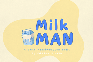 Milkman | A Handwritten Font