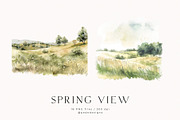 Spring View, a Seasonal Illustration by PeDe Designs (Thumbnail 4 of 10)