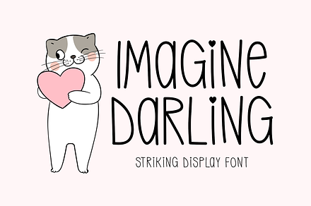 Imagine Darling Typeface