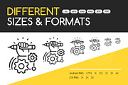Programming & Support Line Icons, an Outline Icon by Boyko Pictures (Thumbnail 3 of 11)