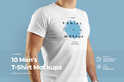 10 T-Shirts Men's Mockups, a Shirt Mockup by Grow Design Craft Studio (Thumbnail 1 of 7)