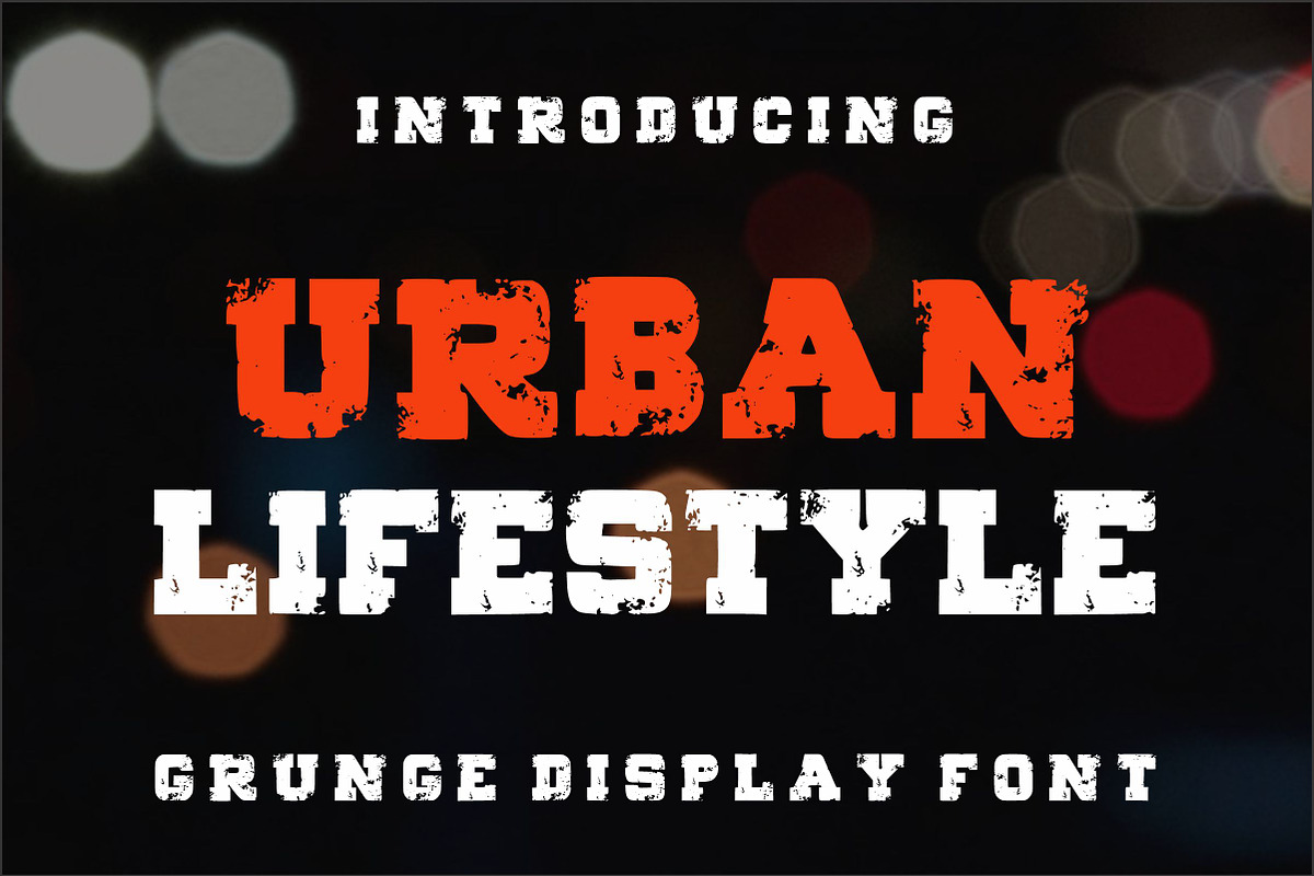Urban Lifestyle, a Font by Limited.studio (Photo 1 of 7)