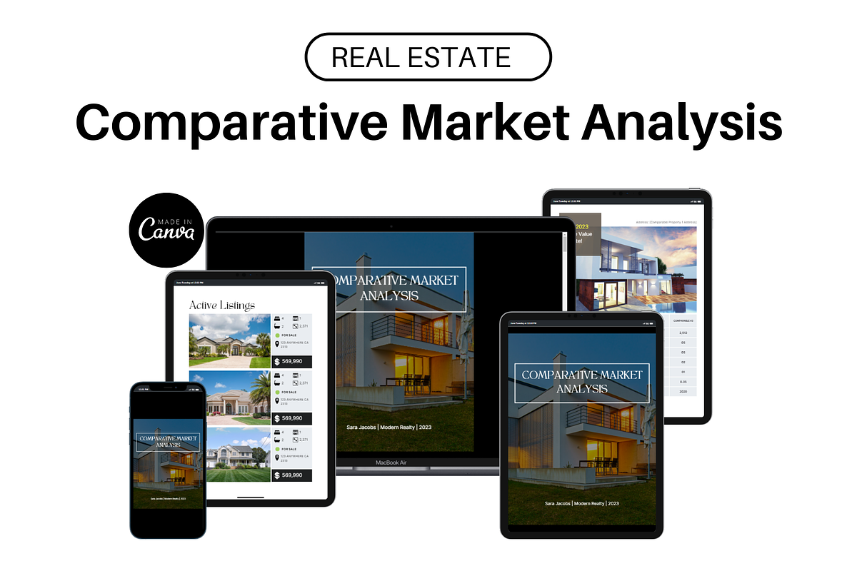 Real Estate CMA Template, a Templates & Theme by Modernastic - Canva (Photo 1 of 11)