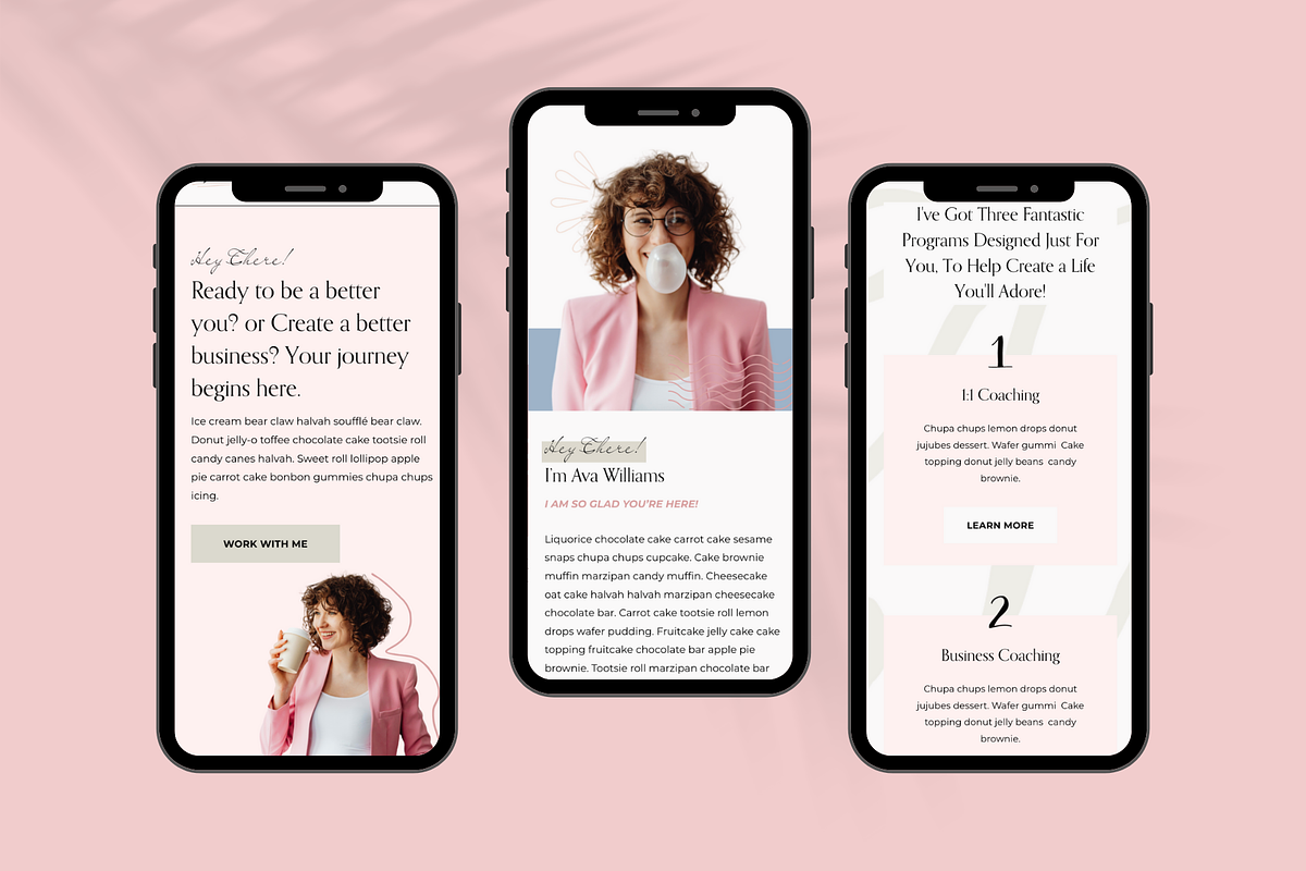 Coaching Squarespace Website, a Squarespace Template by Wynn Solutions (Photo 3 of 4)