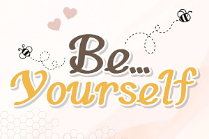 Be Yourself - Script Handwritten