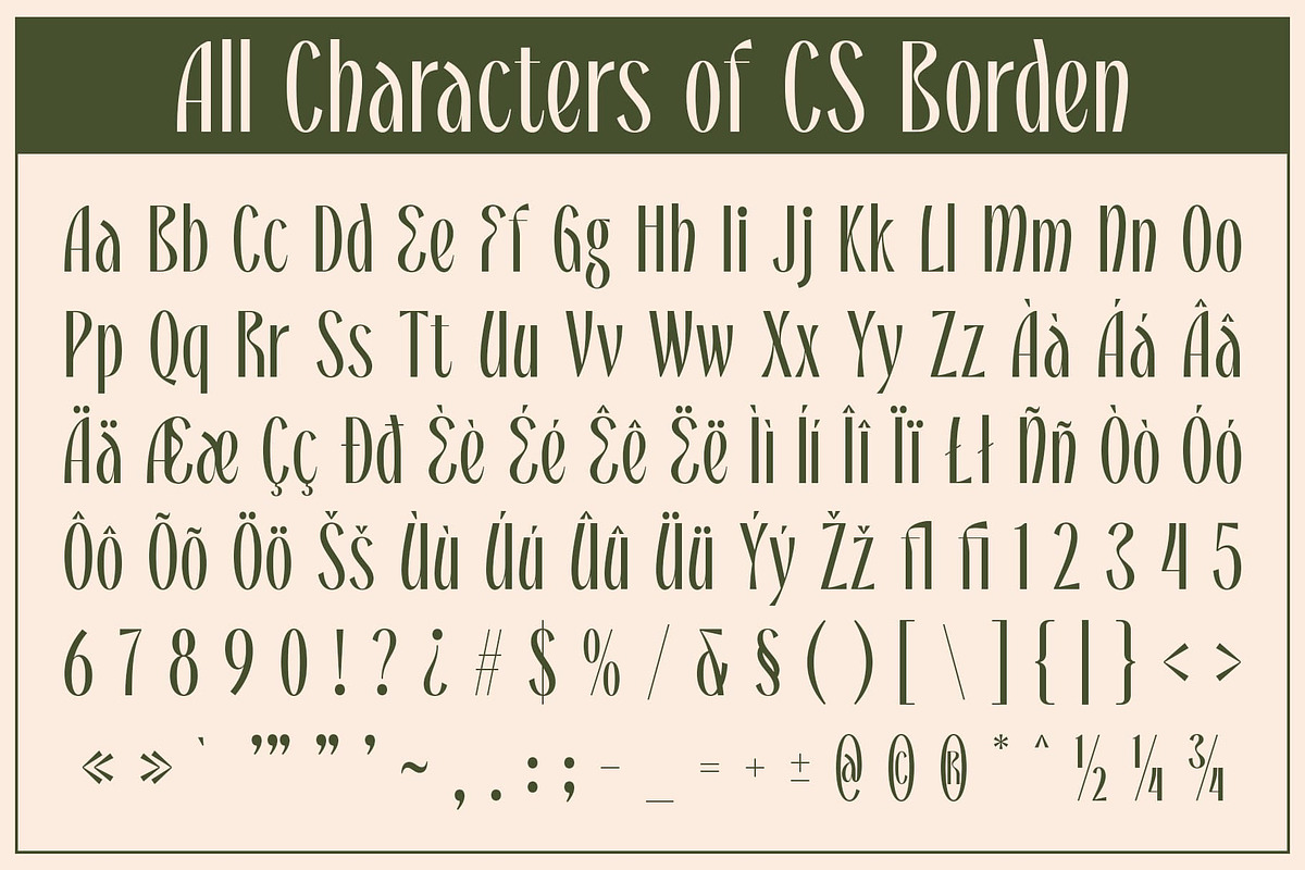 CS Borden – Elegant Font, a Sans Serif Font by Craft Supply Co. (Photo 8 of 8)