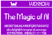 Magic Word font, a Sans Serif Font by weknow (Thumbnail 3 of 8)