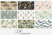 70 vintage nature seamless pattern, a Pattern Graphic by Poppy Lane Studio (Thumbnail 6 of 10)