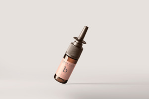 Nasal Spray Bottle Mockups