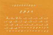 Brione — Retro Bold Script, a Script Font by Krismagraph (Thumbnail 9 of 10)