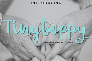 Tinyboppy Handwritten Brush Typeface